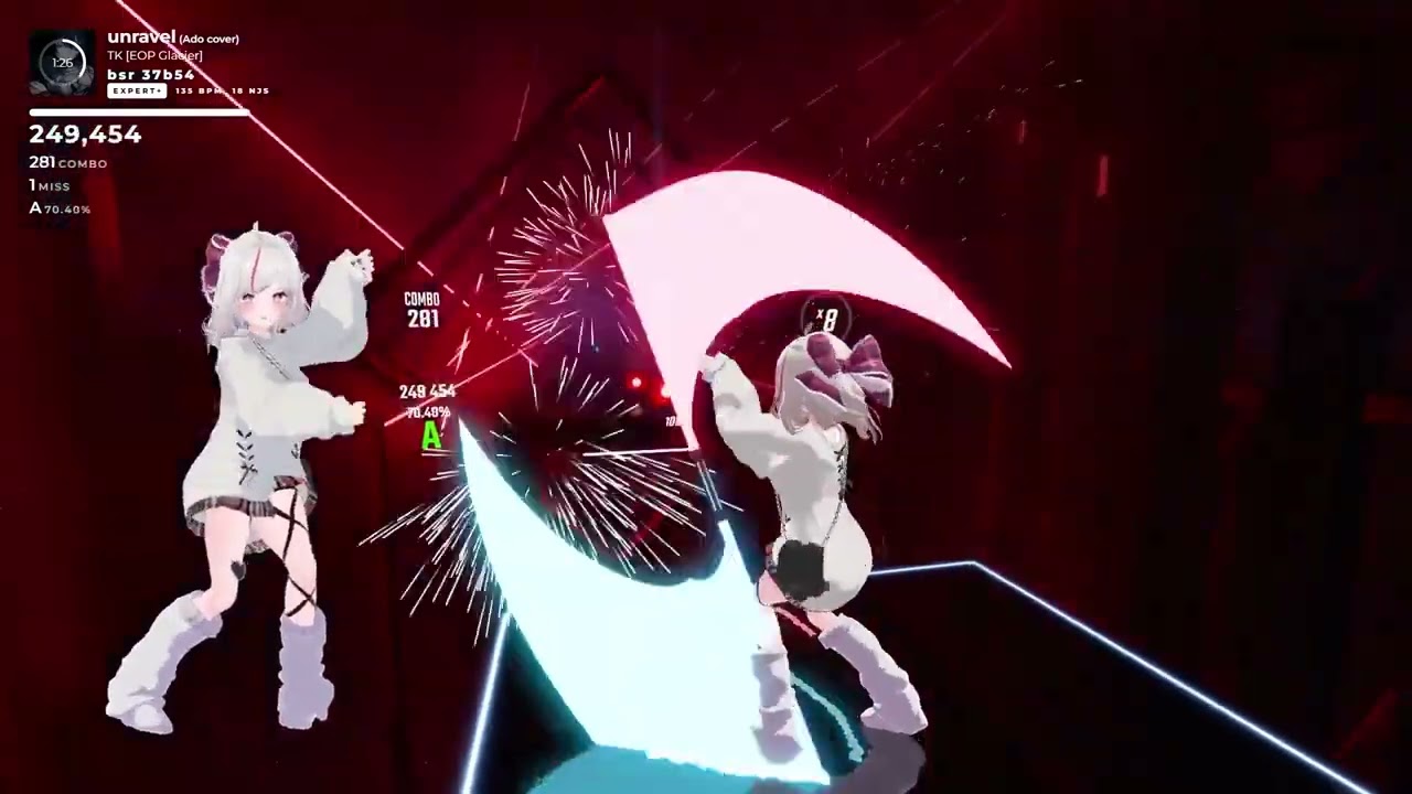 【BeatSaber】unravel (cover)／Ado【one hand-Darth Maul】