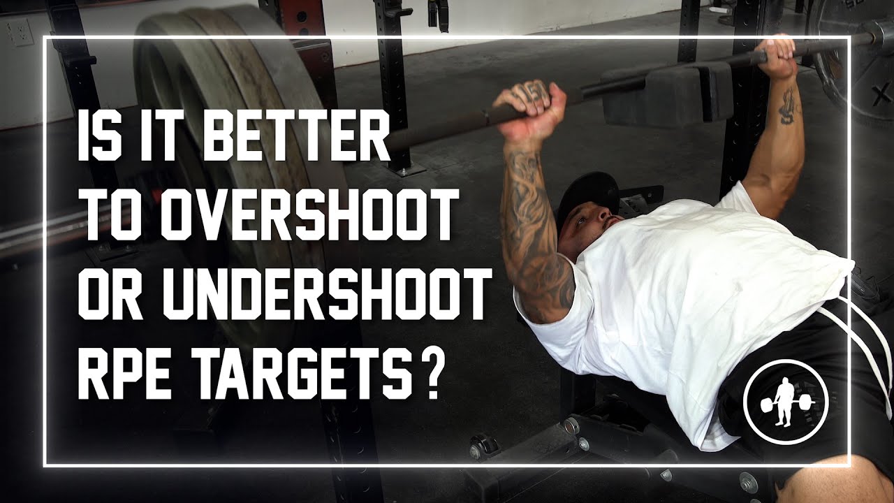 Is It Better To Overshoot or Undershoot RPE? #Shorts