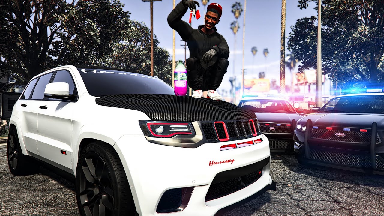 Becoming the MOST WANTED Trackhawk in Chicago in GTA 5 RP..