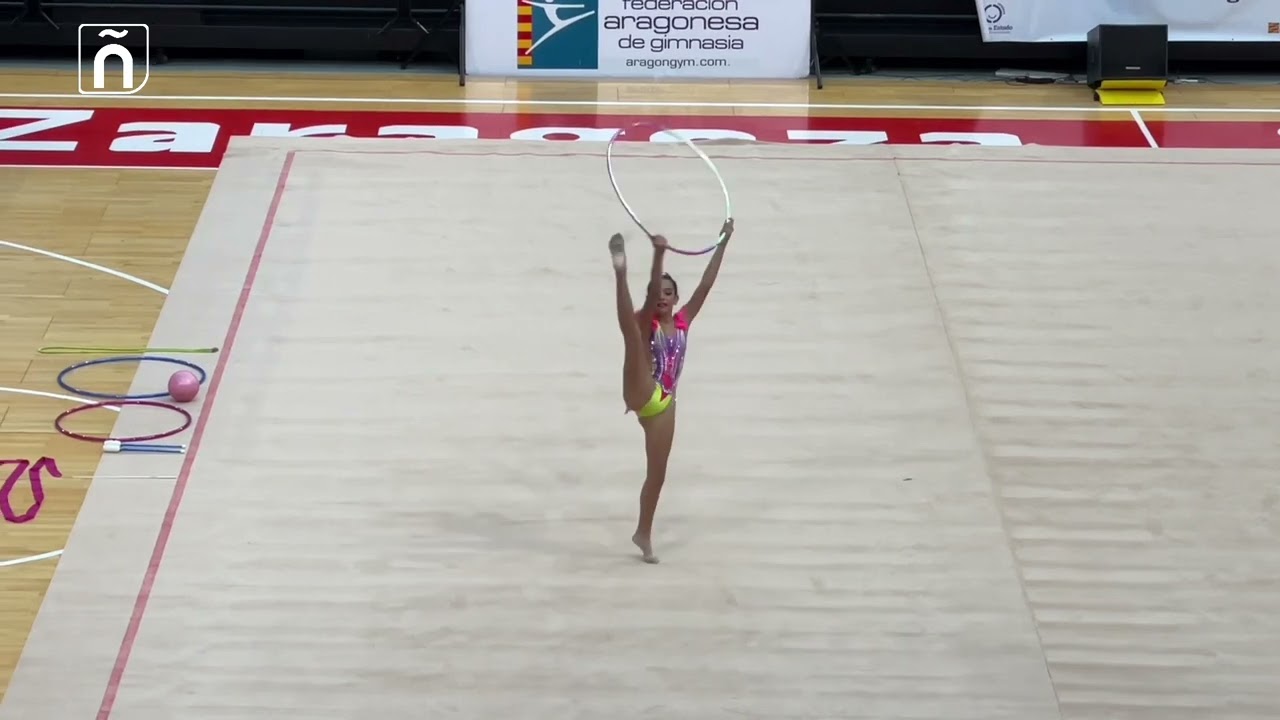 Rítmica Utebo. Fase final campeonato de Aragón Copa Base Individual.