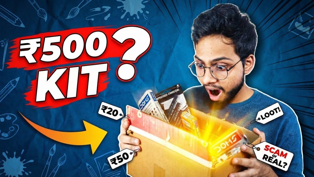 Itna Sasta? 😱 Amazon + Meesho Unboxing (Best Cheap Art Material for Beginners)