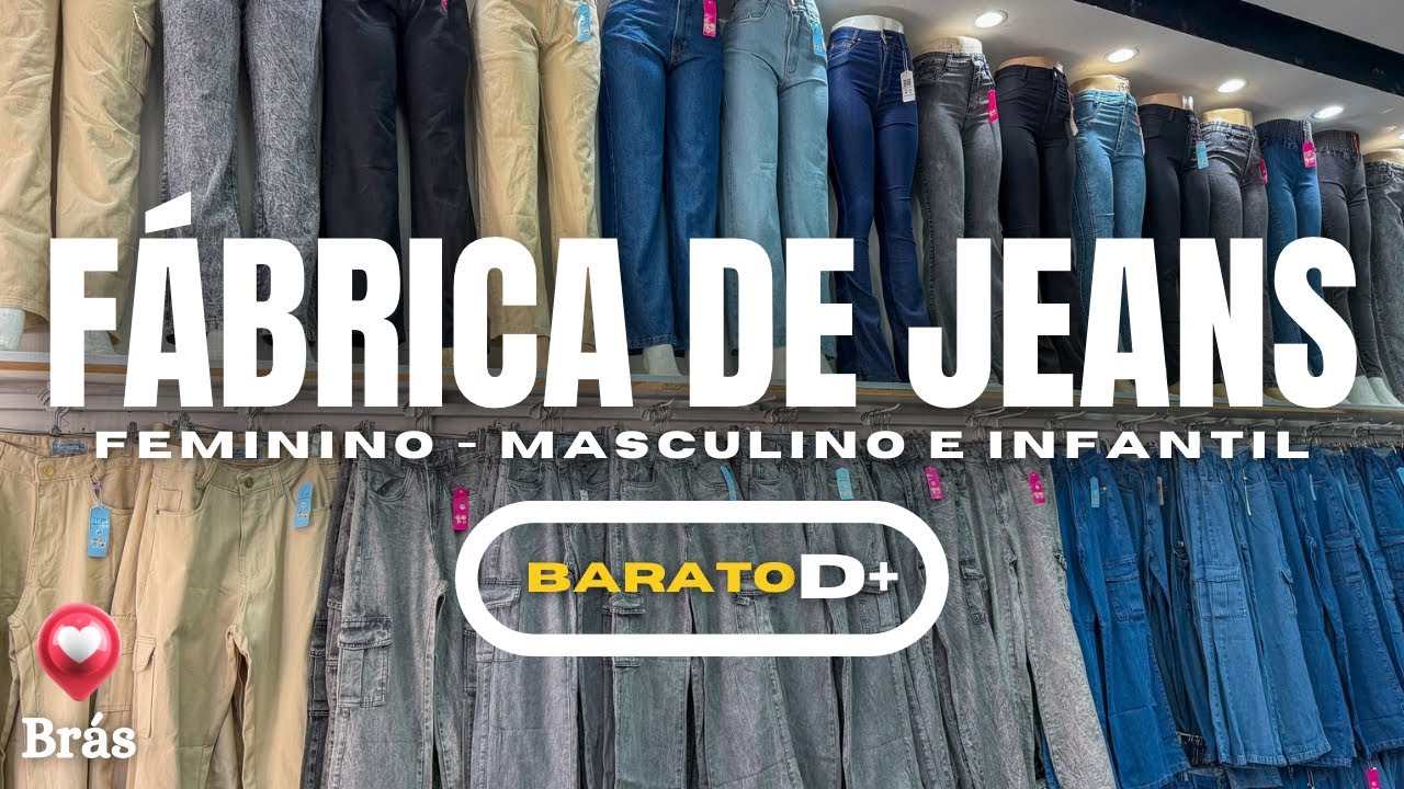 JEANS BARATO no BRÁS - JAQUETAS e CALÇAS - Adulto e Infantil - FABRICANTE e DISTRIBUIDOR #brás