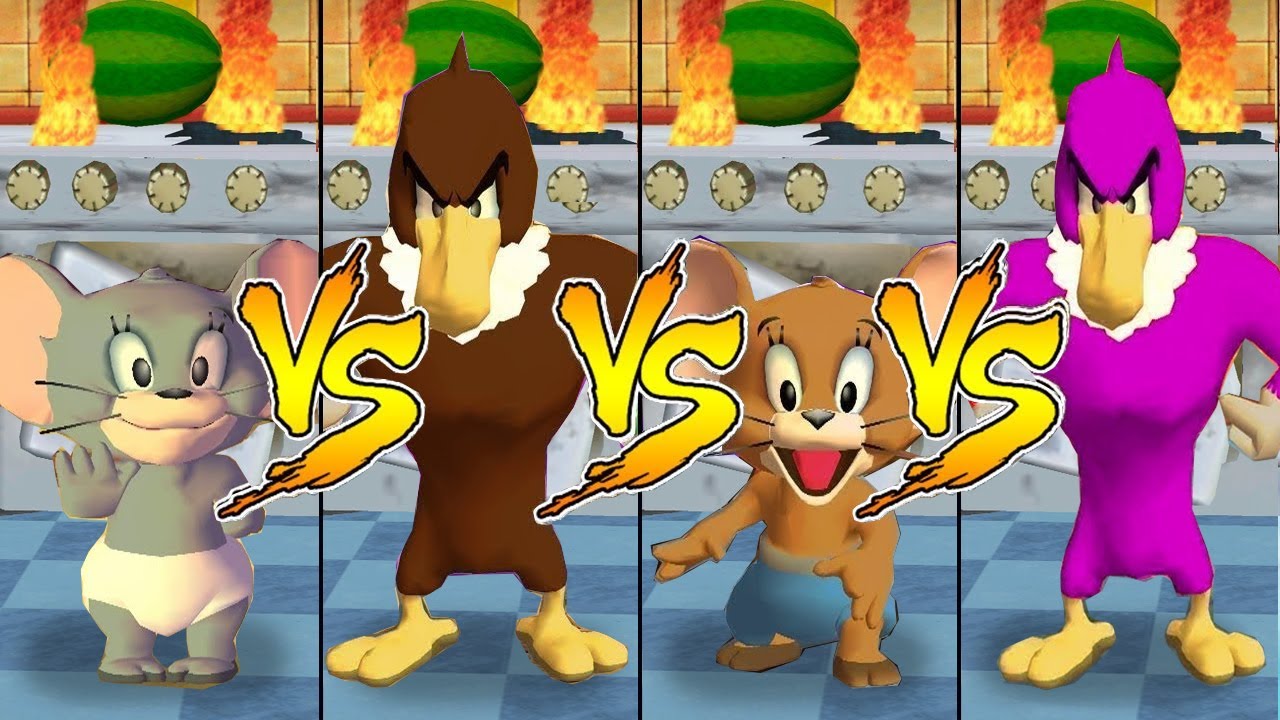 Tom and Jerry in War of the Whiskers Nibbles Vs Eagle Vs Jerry Vs Eagle (Master Difficulty)