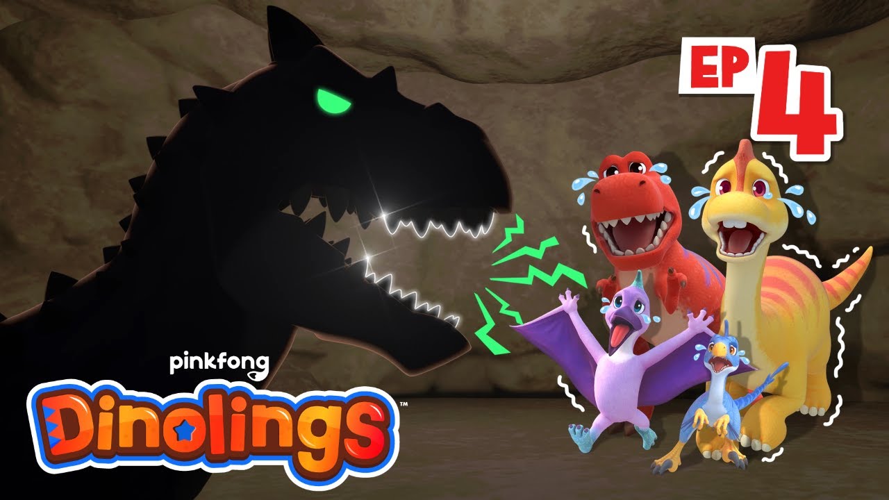 [✨EP4] The Dino Monster in the Dark | Season 2 | Dinolings: Pinkfong Dinosaurs for Kids