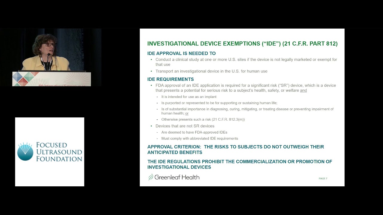 Laurie Clarke - Path to Regulatory Approval (2018)