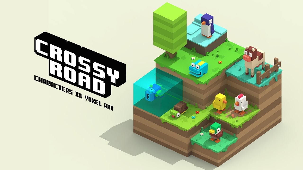Magicavoxel Crossy Road - Fan Art