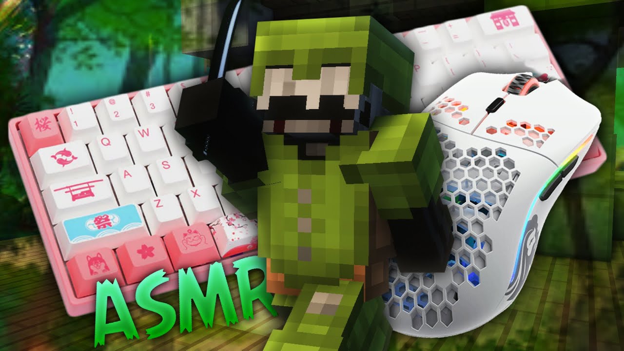 Keyboard + Mouse ASMR Sounds (Handcam) | Hypixel Bedwars