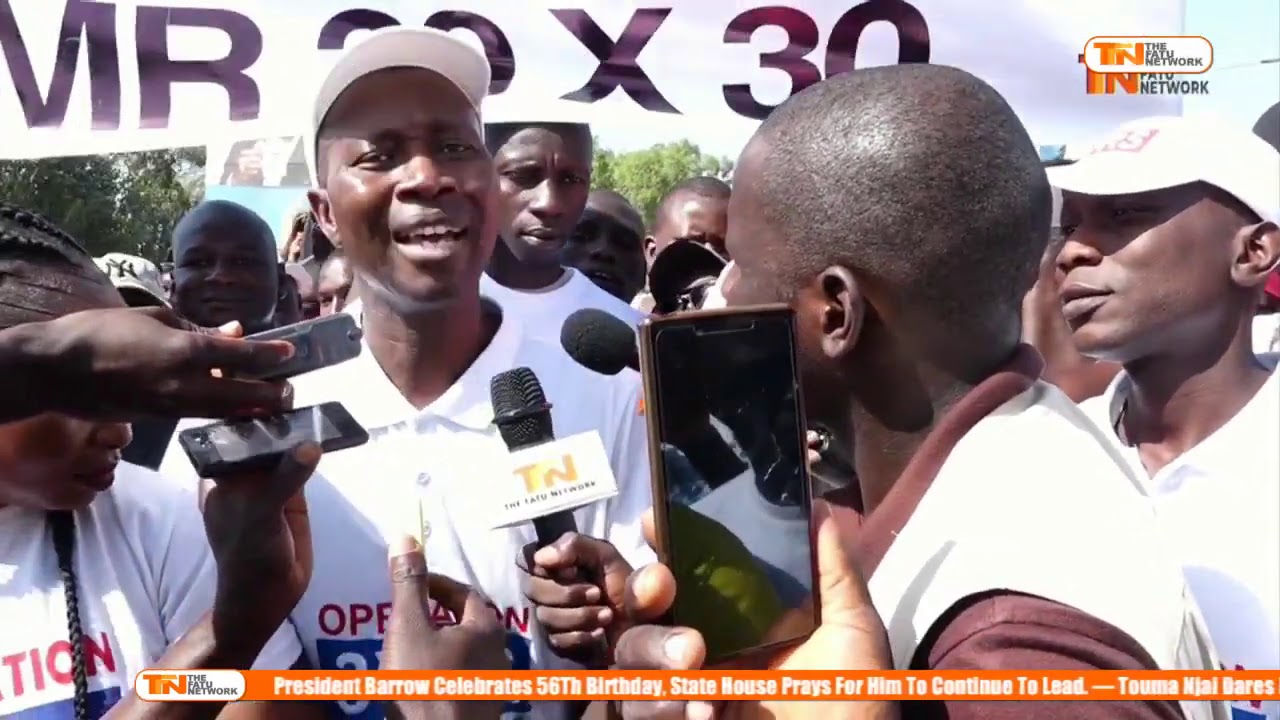 ONE OF THE PROSCRIBE 3YEARS JOTNA LEADERS YANKS DARBOE SPEAKS TO THE FATU NETWORK