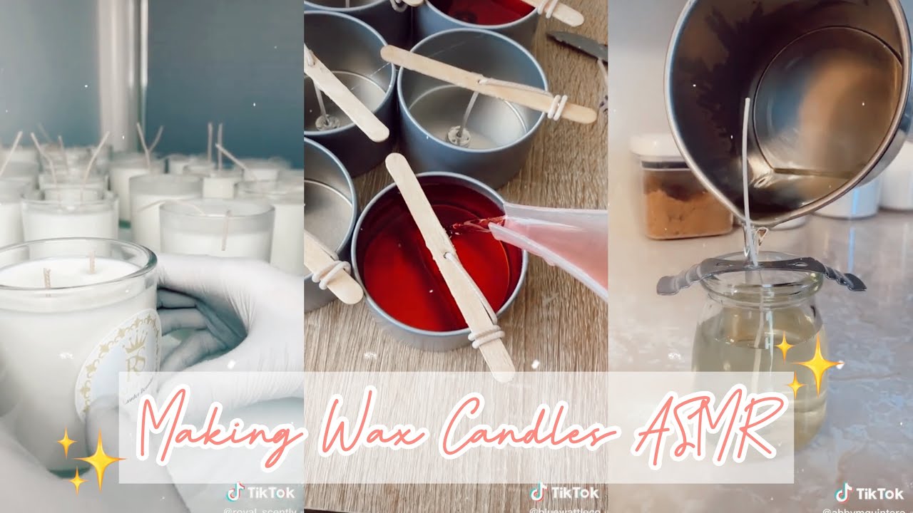 ✨ ASMR ✨Making Wax Candles | TikTok Compilation 2020