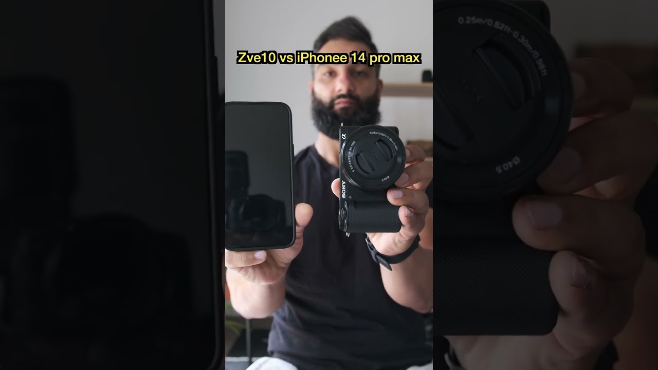 Sony zve10 vs Iphone 14 pro max