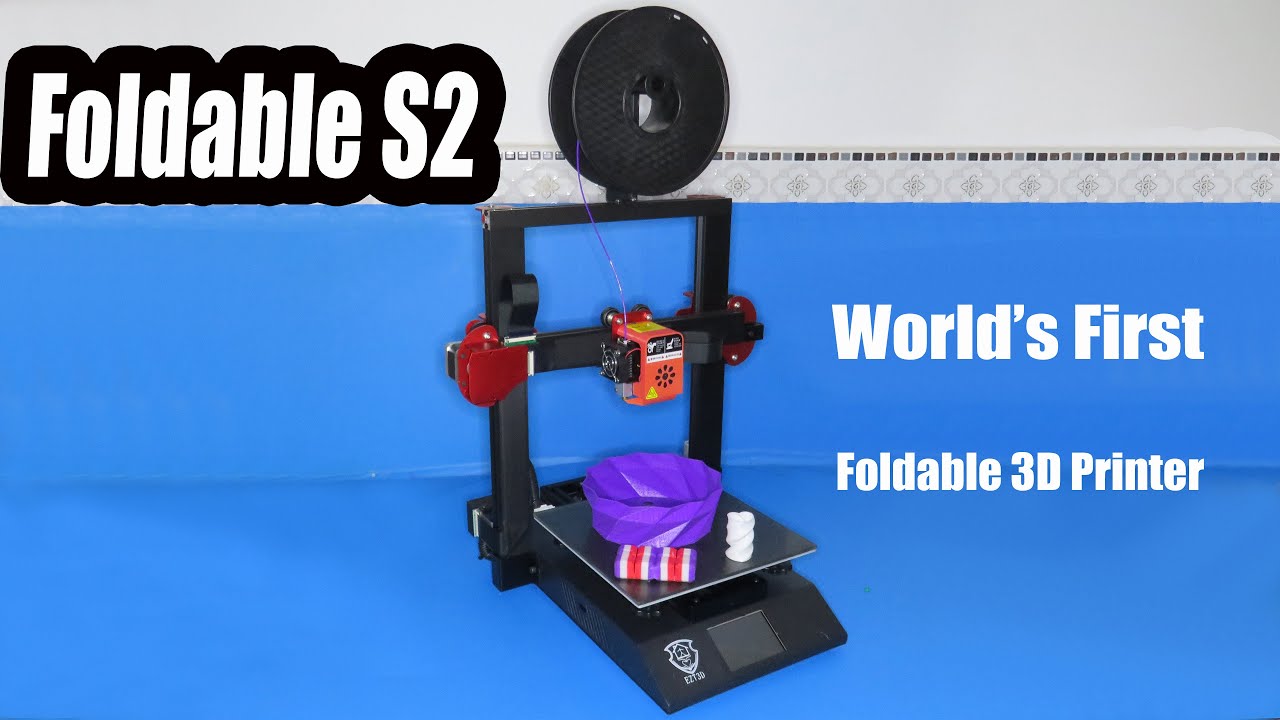 Review Foldable S2 3D printer | World’s First Foldable 3D Printer
