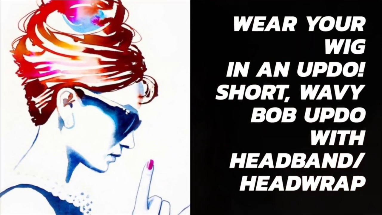 How to wear a wig in an updo! Raquel Welch  - Editors Pick - Deepest Ruby
