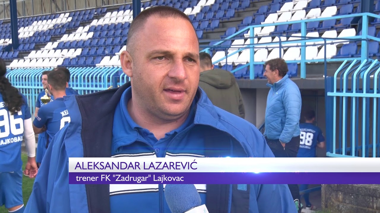 LAJKOVAC: FK Železničar osvajač Opštinskog kupa, Pruga TV (24.04.2019.)