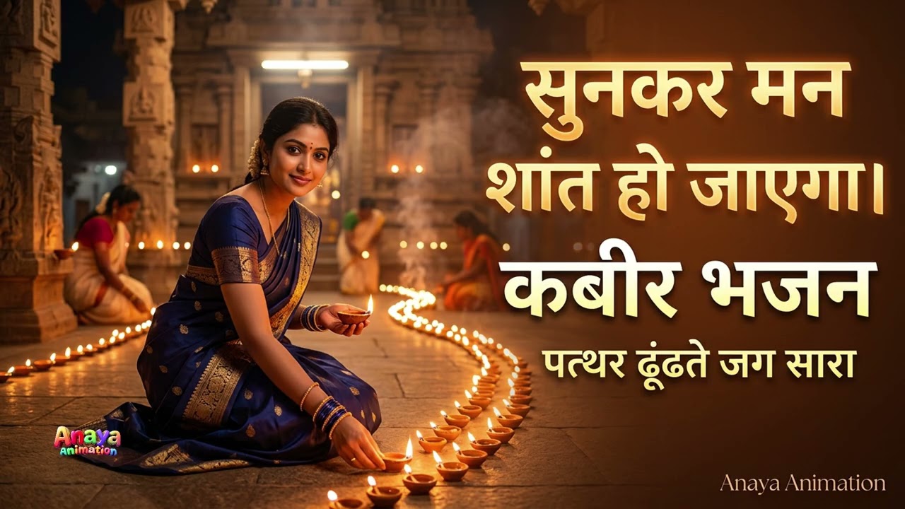पत्थर ढूंढते जग सारा | सुनकर मन शांत हो जाएगा | कबीर भजन | Kabir Bhajan 2026 | Anaya Animation