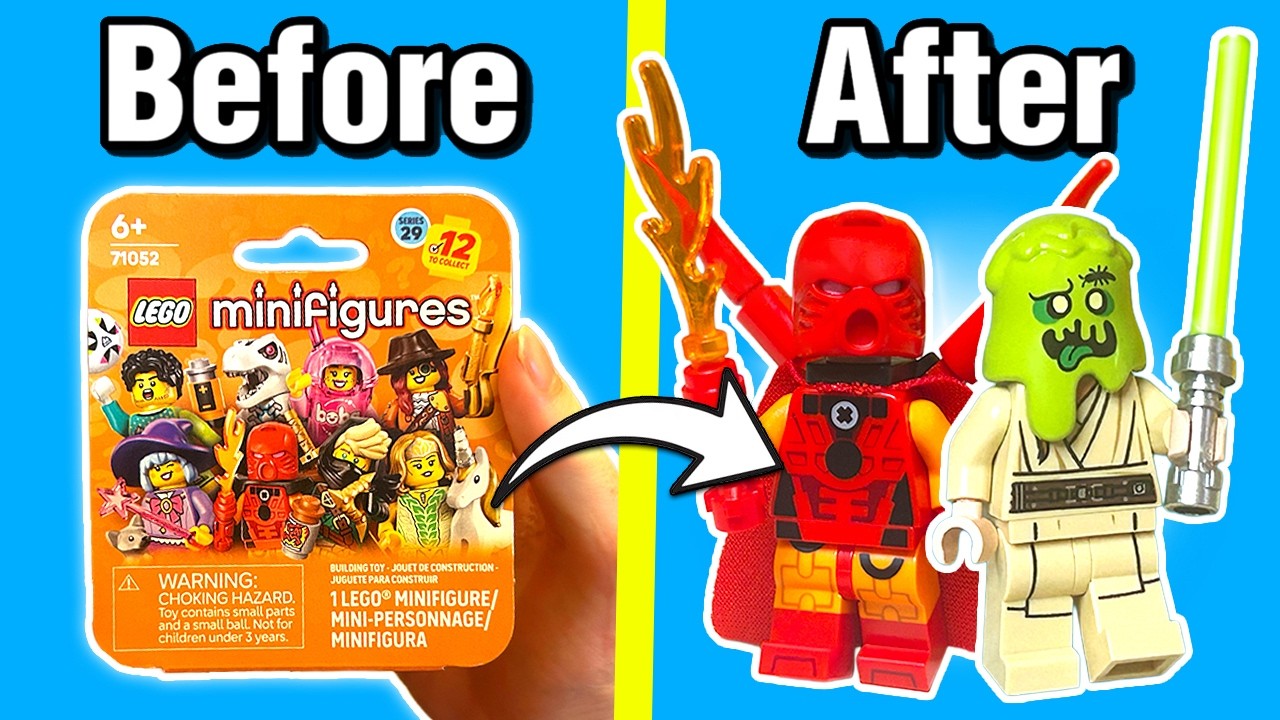 УЛУЧШАЕМ новые минифигурки LEGO! (Серия 29)