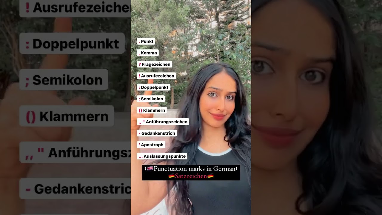 Punctuations Marks in German