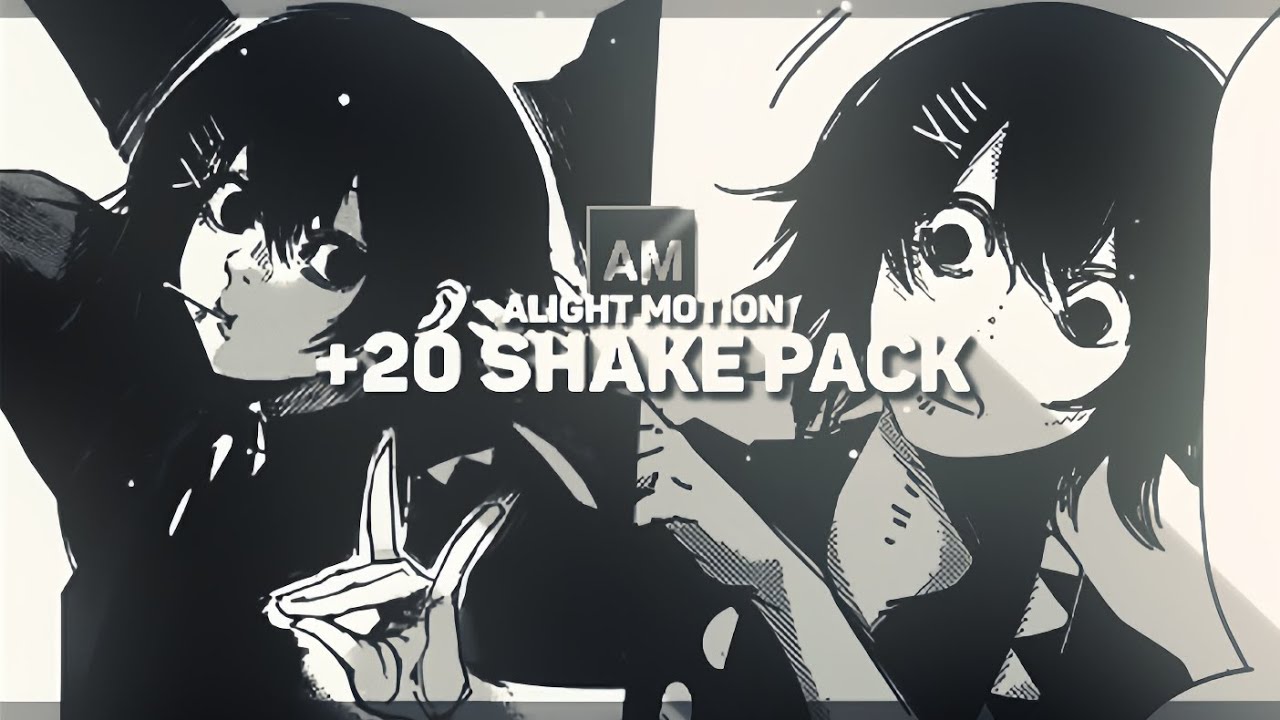 +20 SHAKE PACK IN ALIGHT MOTION + QR CODE