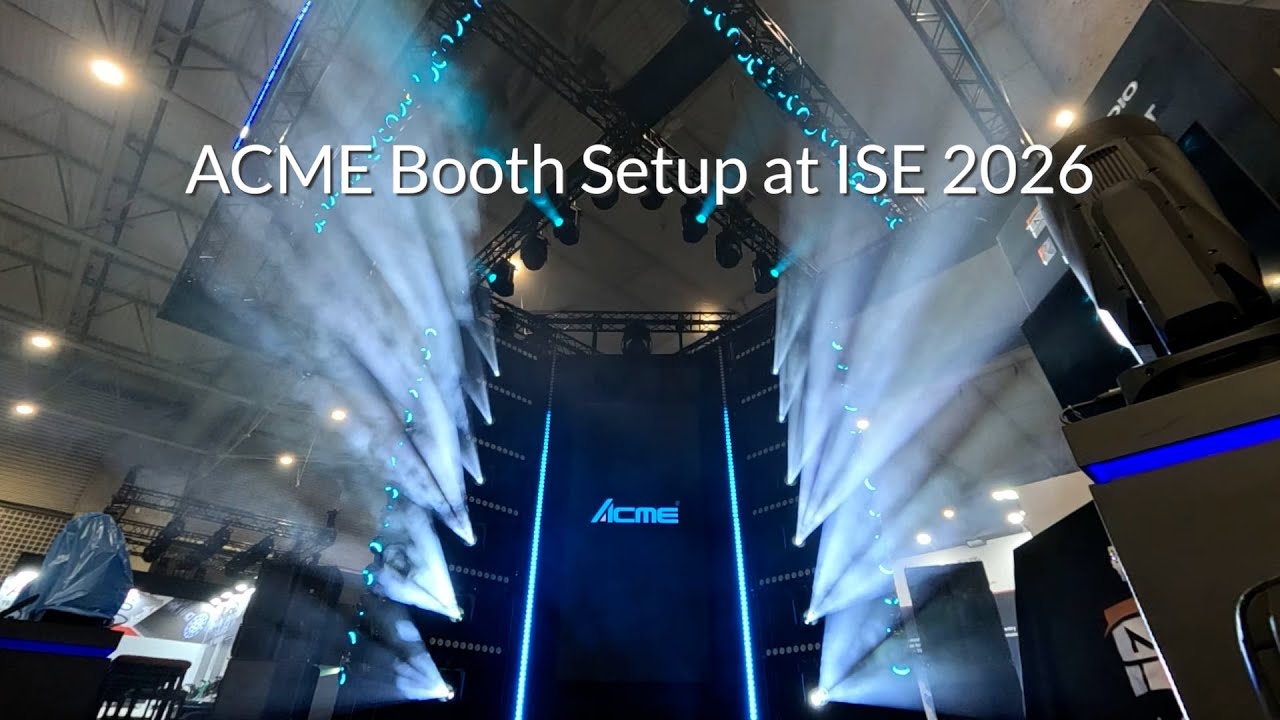 ACME Booth Setup at ISE 2026