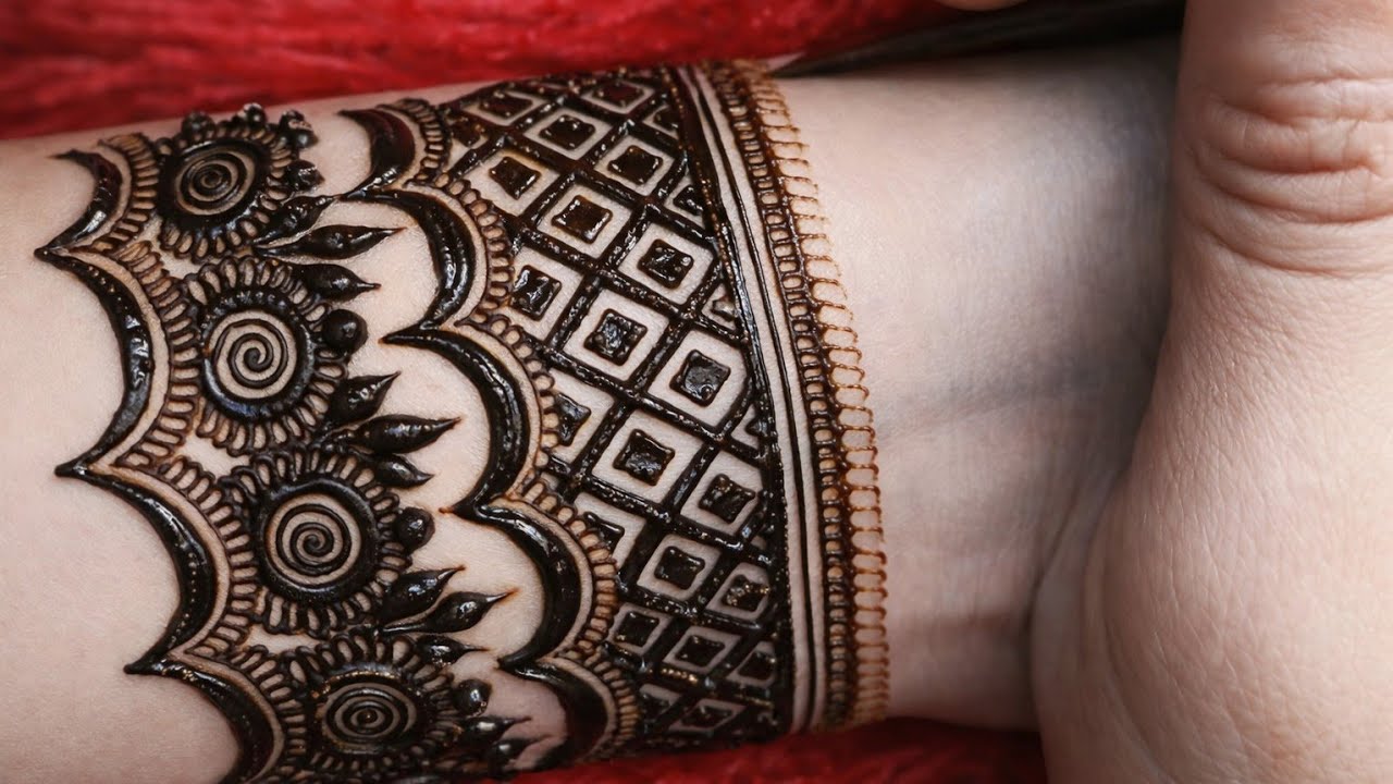 ✨Trendy Mandala Henna Design | Beautiful Front Hand Art | Mandala Mehndi 🌿🌺