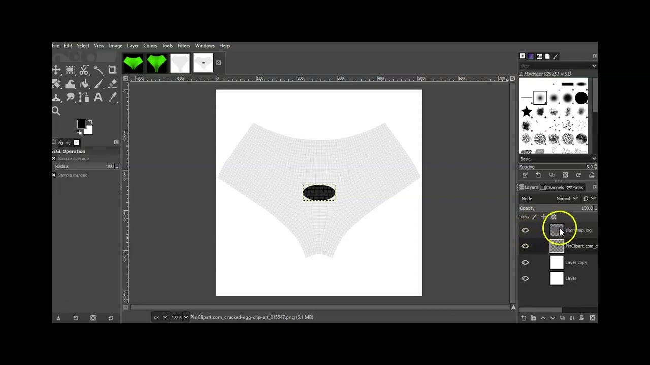 BEGINNER'S GUIDE TO WORKING WITH OPACITY MAPS USING GIMP (THIS IS A SMALL EXAMPLE!!!)