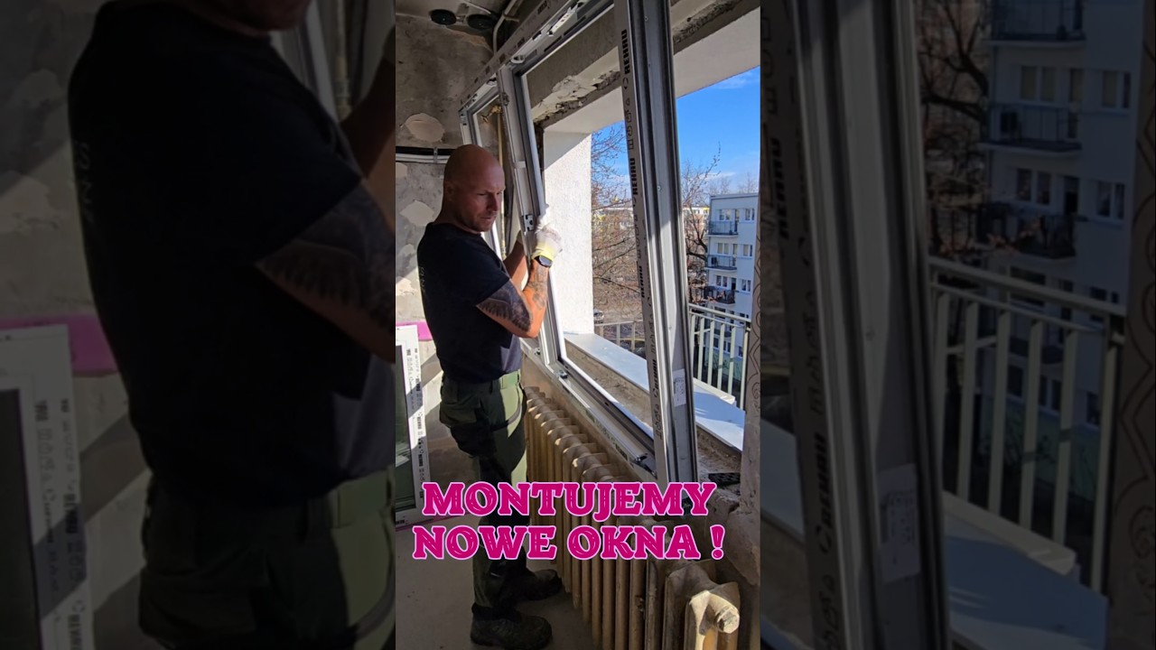 Wymiana starych okien na nowe w naszej kawalerce #eurocolor #codziśrobimy #remont #wymianaokien
