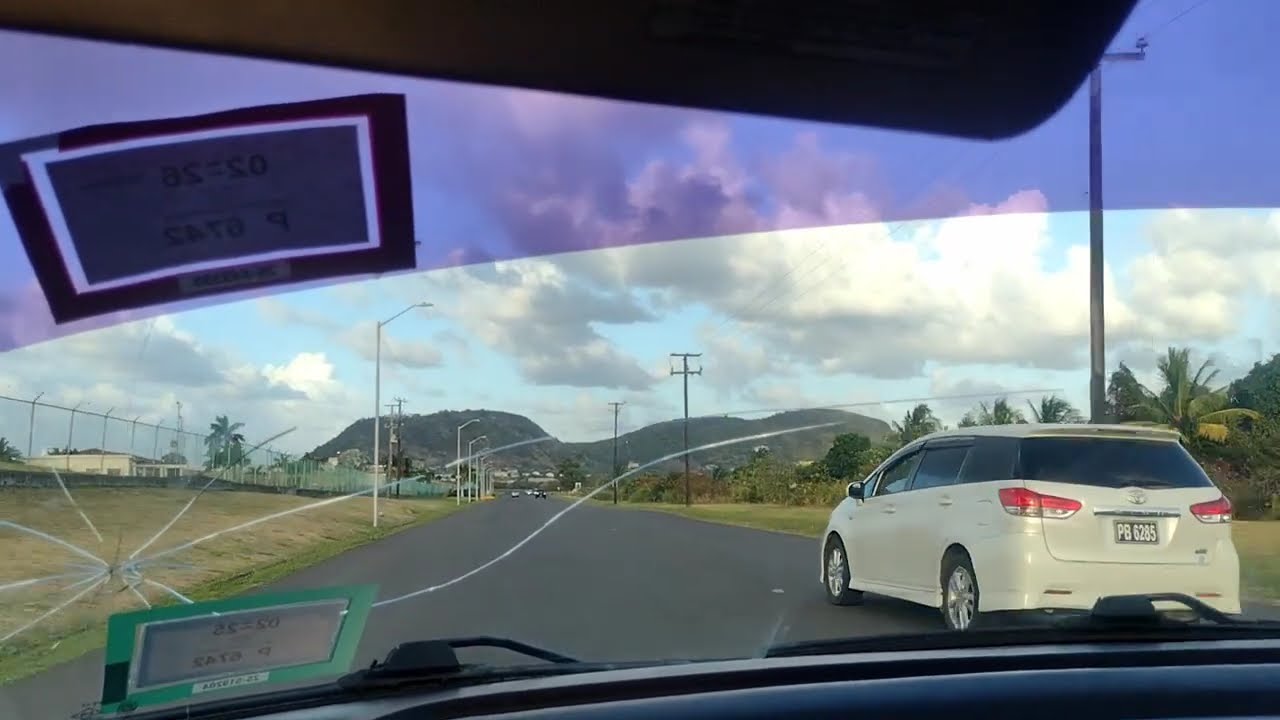 Driving in St. Kitts, Caribbean Island - Road Scenes - 30th March, 2025