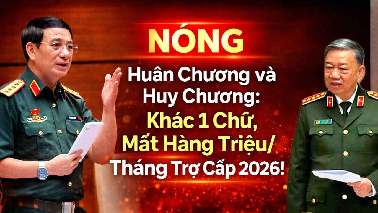 Huân Chương và Huy Chương: Khác 1 Chữ, Mất Hàng Triệu/Tháng Trợ Cấp 2026!