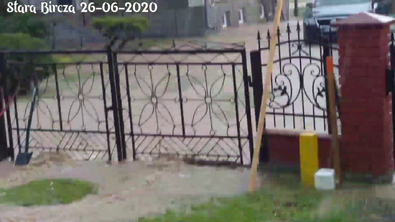 Stara Bircza powódź 26-06-2020