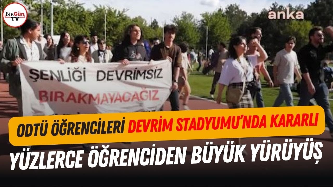 ODTÜ'lü öğrencilerden Devrim direnişi! Yüzlerce öğrenci yasaklara karşı ayaklandı