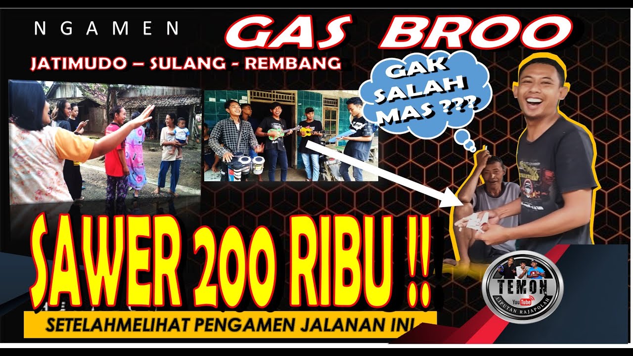 NGAMEN SKIL KENDANG CAK TEMON DI SAWER 200RIBU GAK SALAH BROO