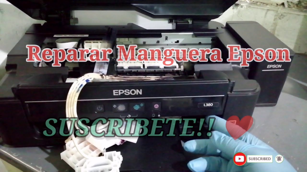 Reparar Manguera O Sistema de Tinta Continua Impresora Epson I Canon I HP