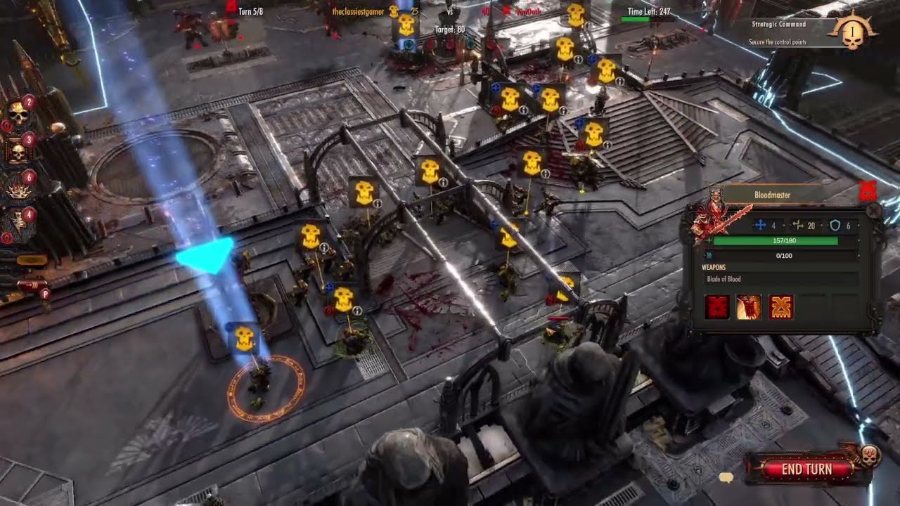 Warhammer 40000 Battlesector Multiplayer Match 114 Orks vs Chaos Demons