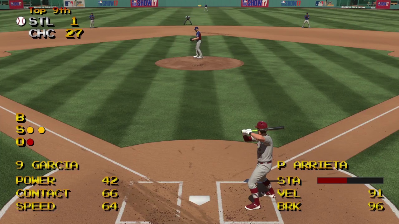 MLB The Show 17 Game Play + Retro Mode !