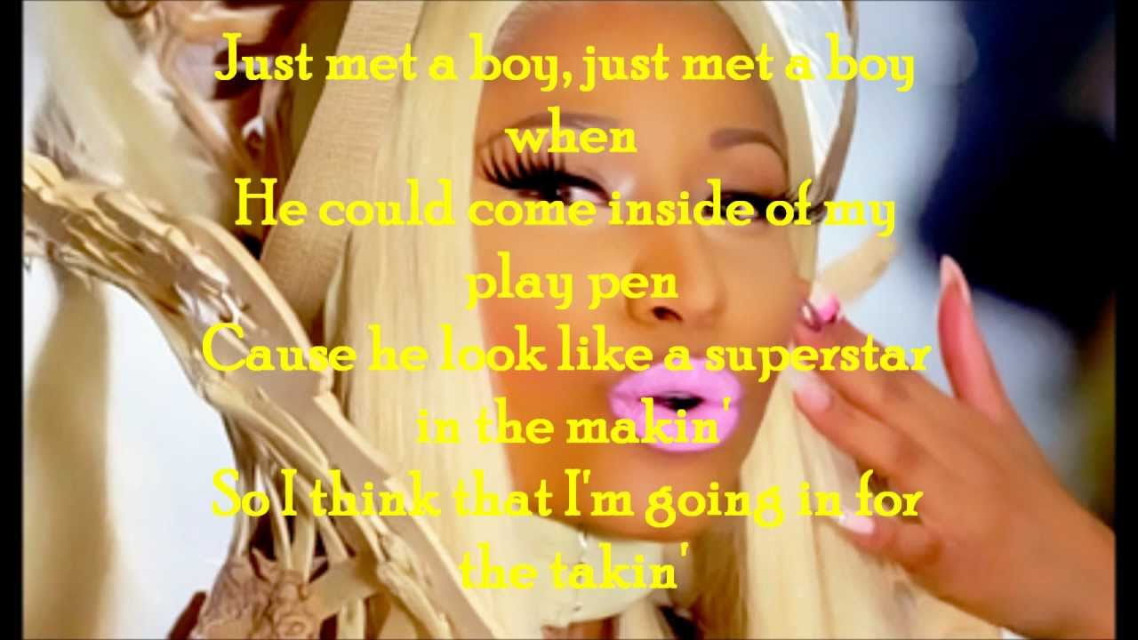 Nicki Minaj - Va Va Voom [Lyrics Video 2012]