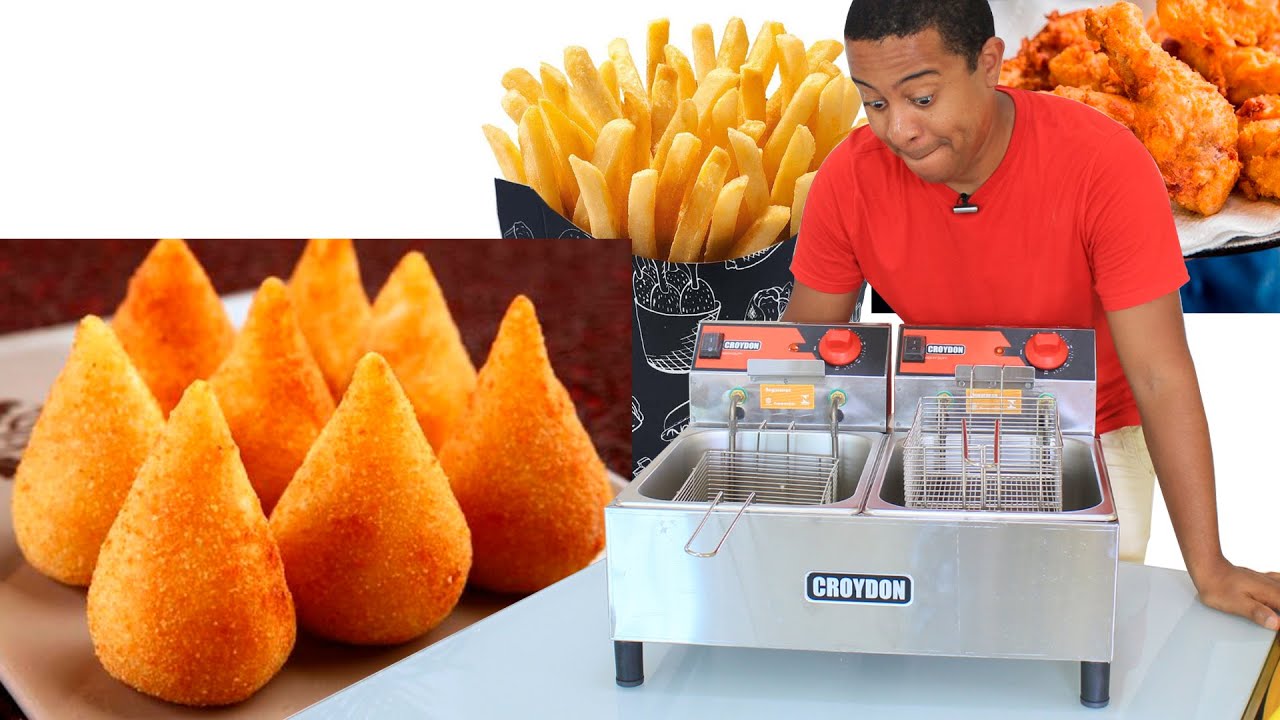 Fritadeira Profissional | FAÇA 2 Receitas ao MESMO tempo.
