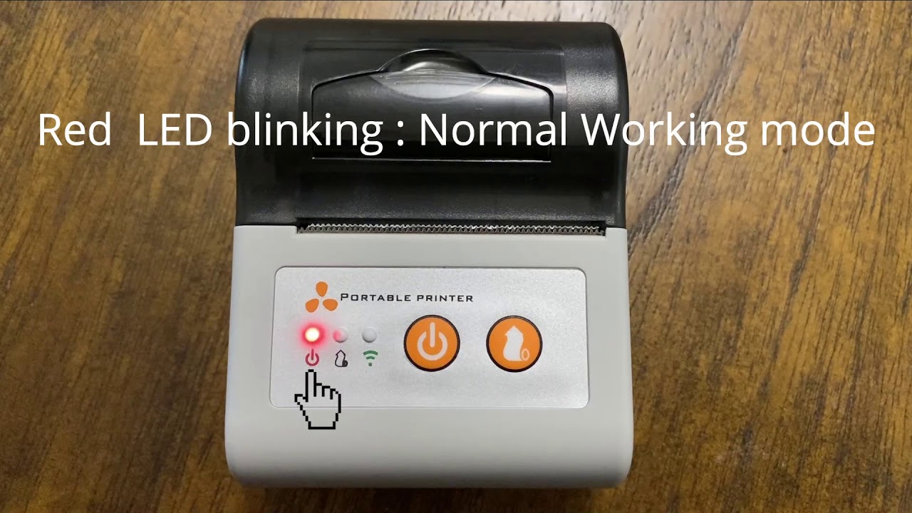 KP 101 Red LED Blinking : Normal Working mode