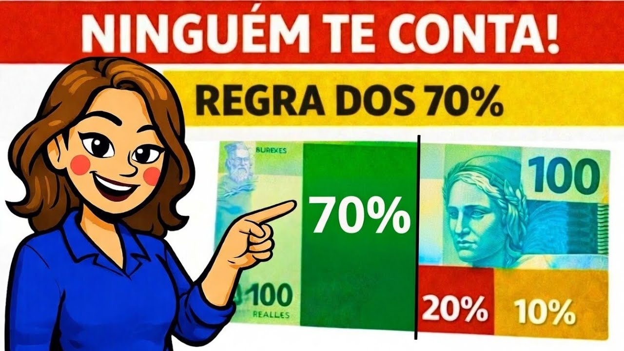 A Regra Dos 70%: O Método Simples Que Ninguém Te Conta Sobre Organizar Seu Dinheiro