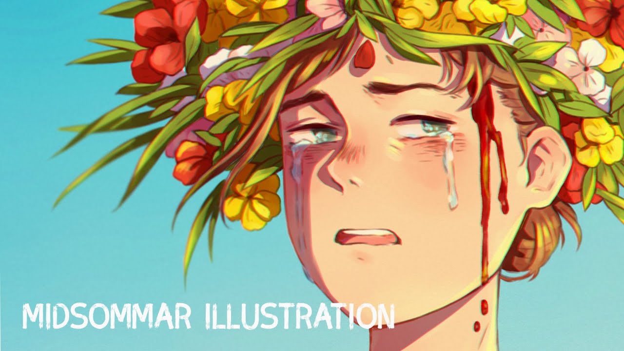 Midsommar Illustration | Speedpaint