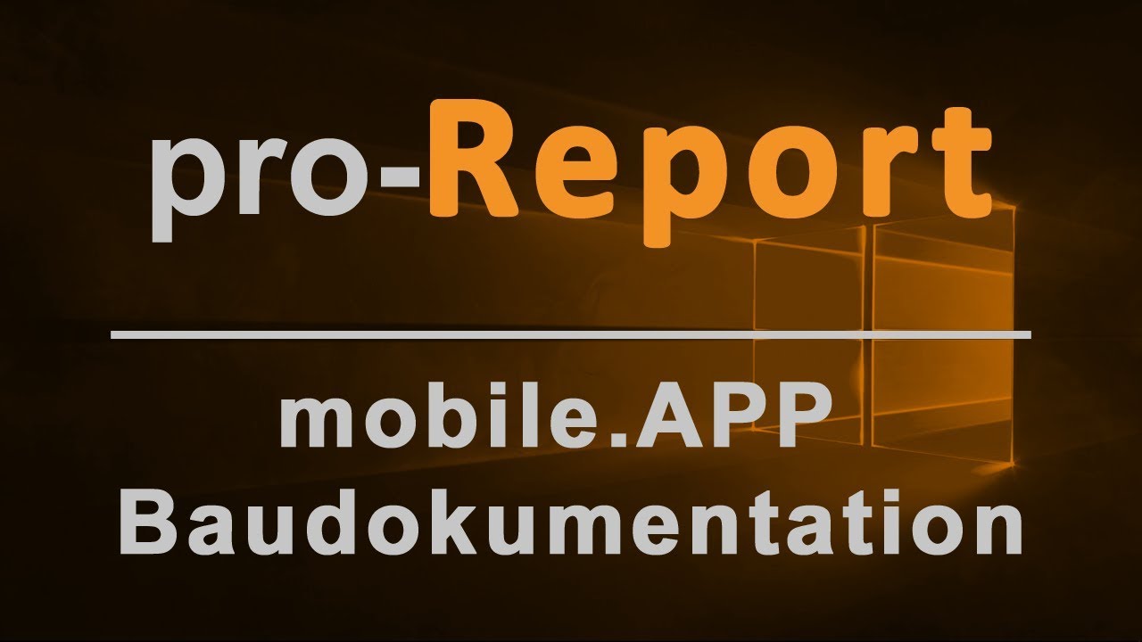 pro-Report | App | Ein Tag auf der Baustelle - Teil 2