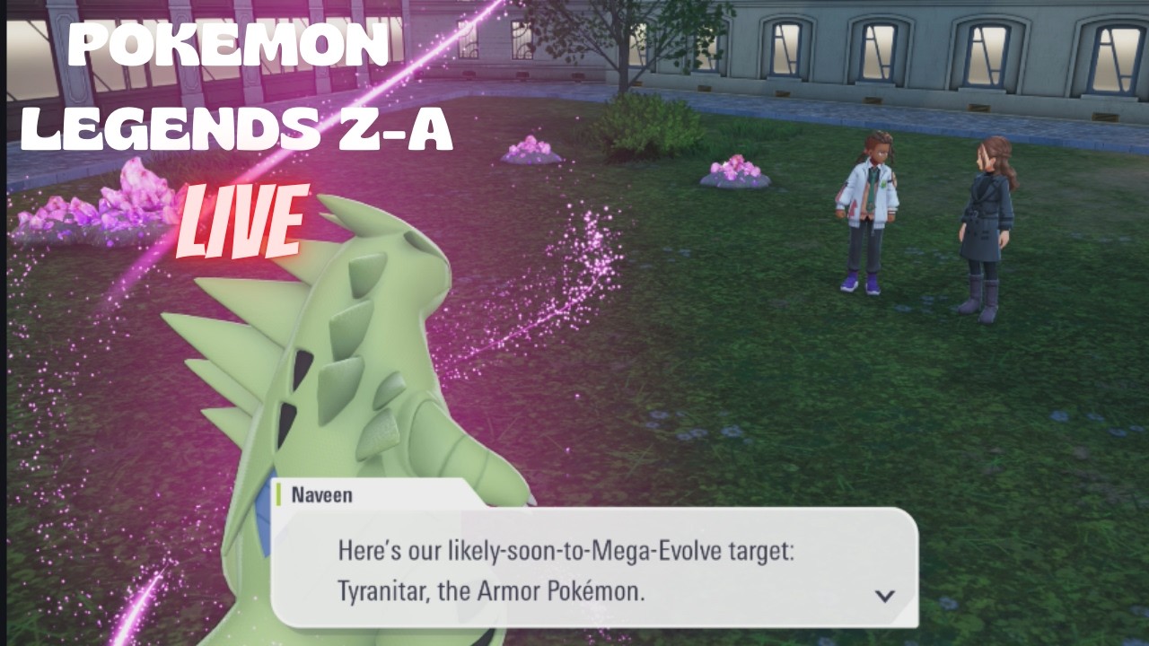 Mega Rogue Tyranitar and Rank B Promotion Match #pokemonlegendsza