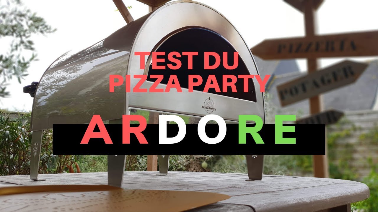Nouveau four Pizza Party Ardore gaz ultra-compact extérieur ! test 1 PIZZA NAPOLITAINE