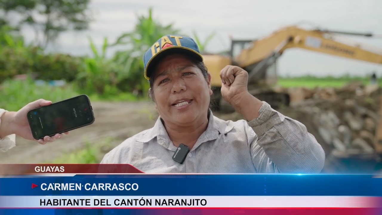 Prefectura del guayas ejecuta trabajos en varias zonas guayasenses.