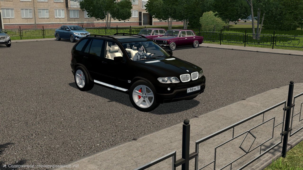 City Car Driving - BMW X5 E53. Test Drive.