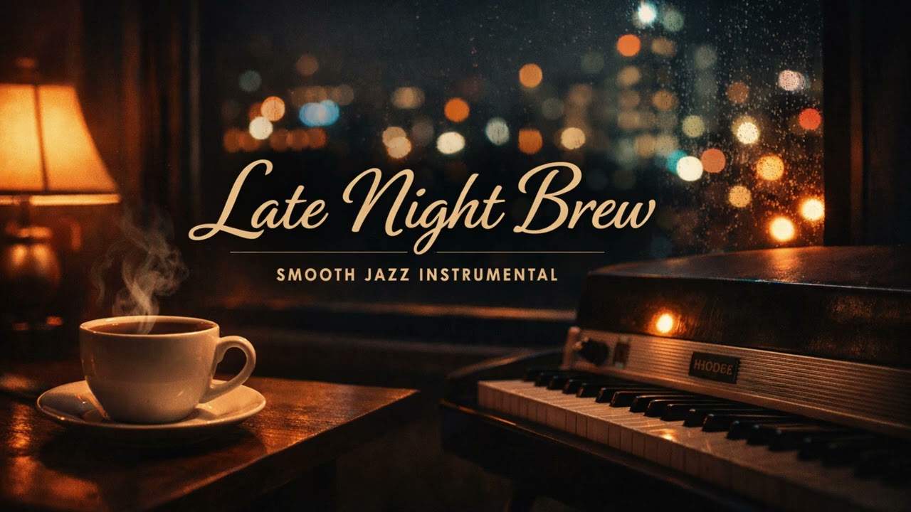 Late Night Brew ☕ | Smooth Jazz & Rhodes Piano