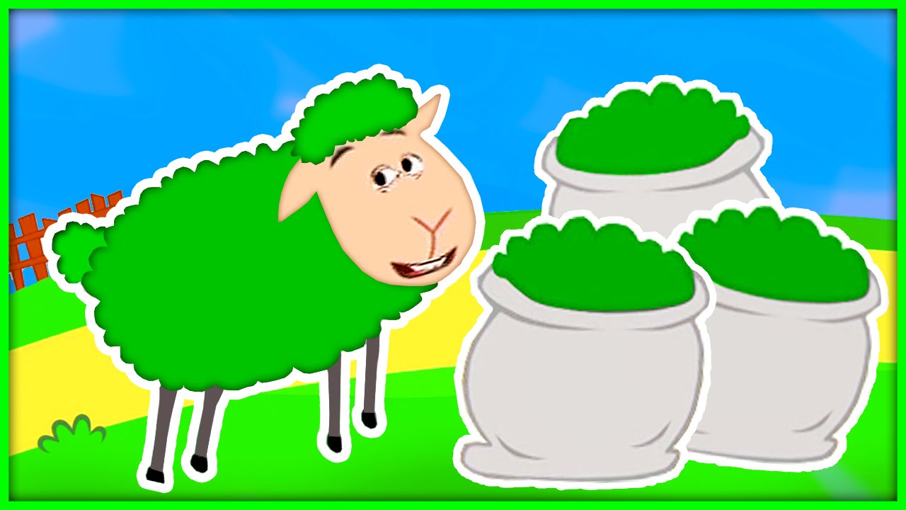 Baa Baa Green Sheep | Classic Nursery Rhyme Sing-along with Lyrics!
