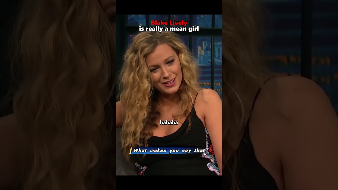 Blake Lively is really a mean girl #youtube #funny #funnyvideo #shorts #funnyshorts