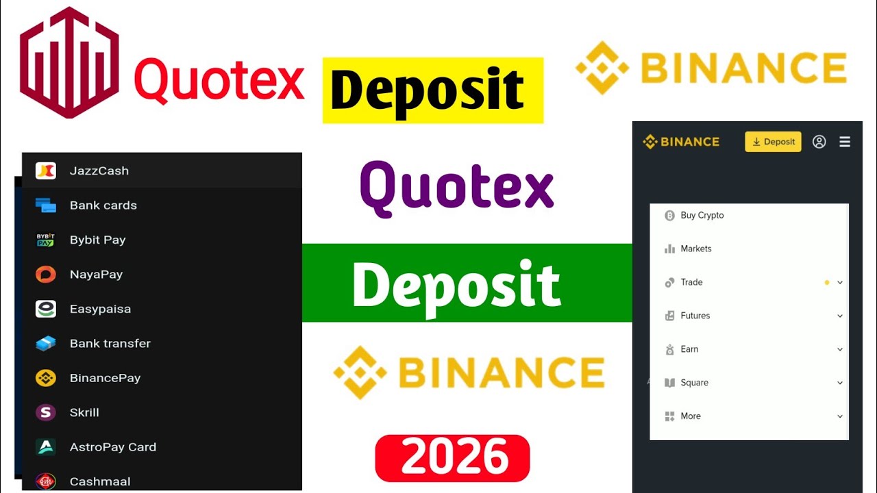 Binance se quotex me deposit kaise kare | how to deposit usdt in quotex from binance 2026