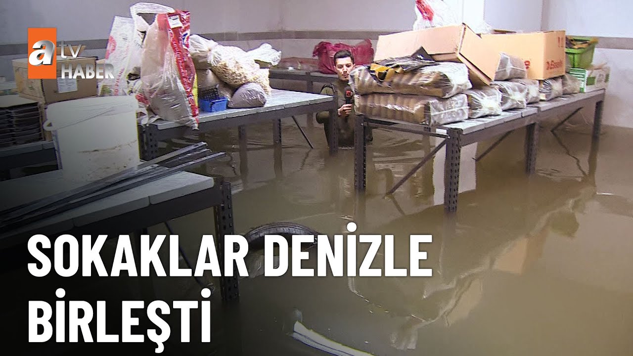 İskenderun sokakları g&ouml;le d&ouml;nd&uuml;! - atv Haber 31 Mart 2023
