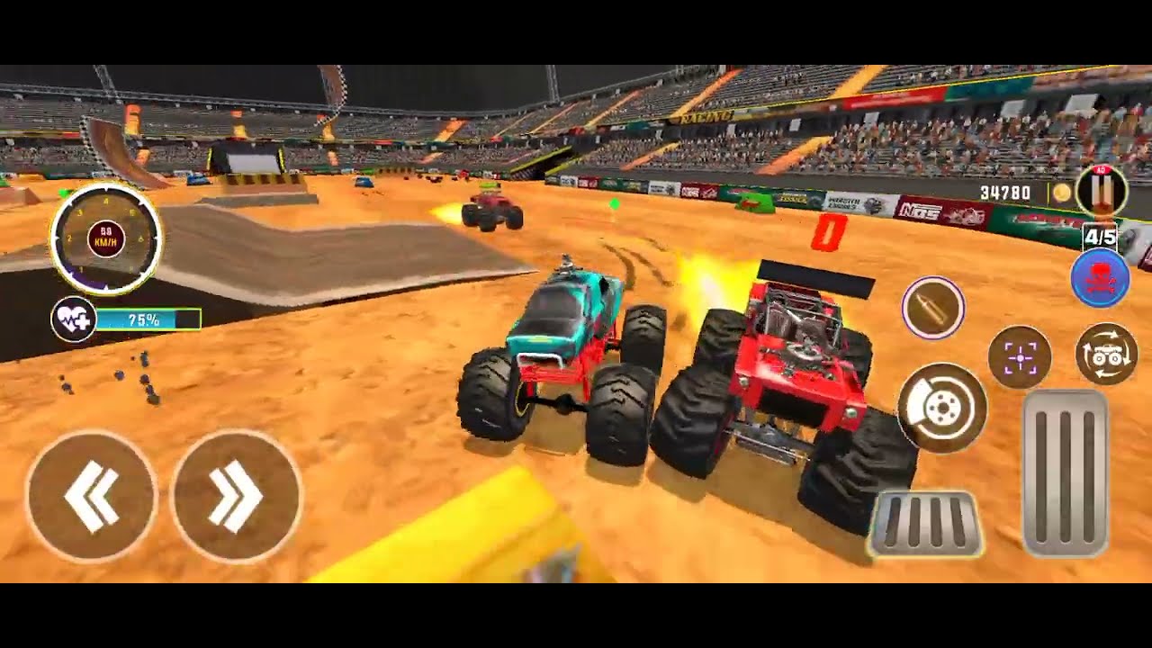Monster Truck Stunt Demolition Derby