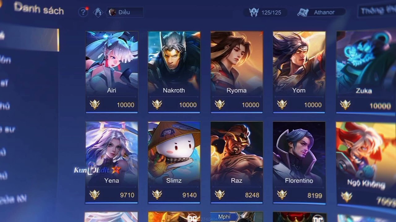 Tặng Acc Liên Quân Vip Siêu 🔥 Violet Thần Long Long Tỷ Tỷ Ari Bích Hải Ngộ Không Tân Niên Võ Thần